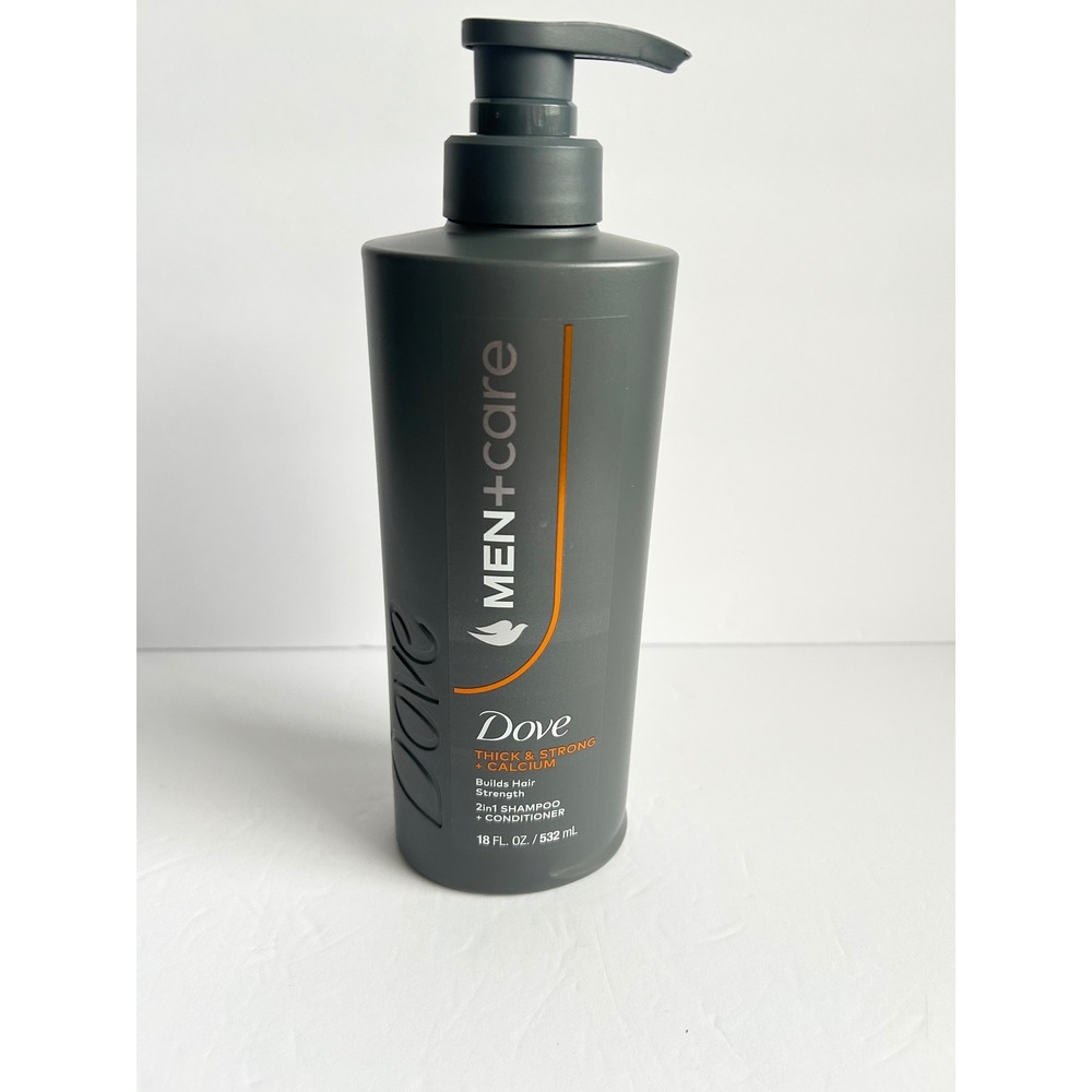Dove Men+Care Thick & Strong 2in1 Shampoo + Conditioner Calcium 18oz Pump Bottle